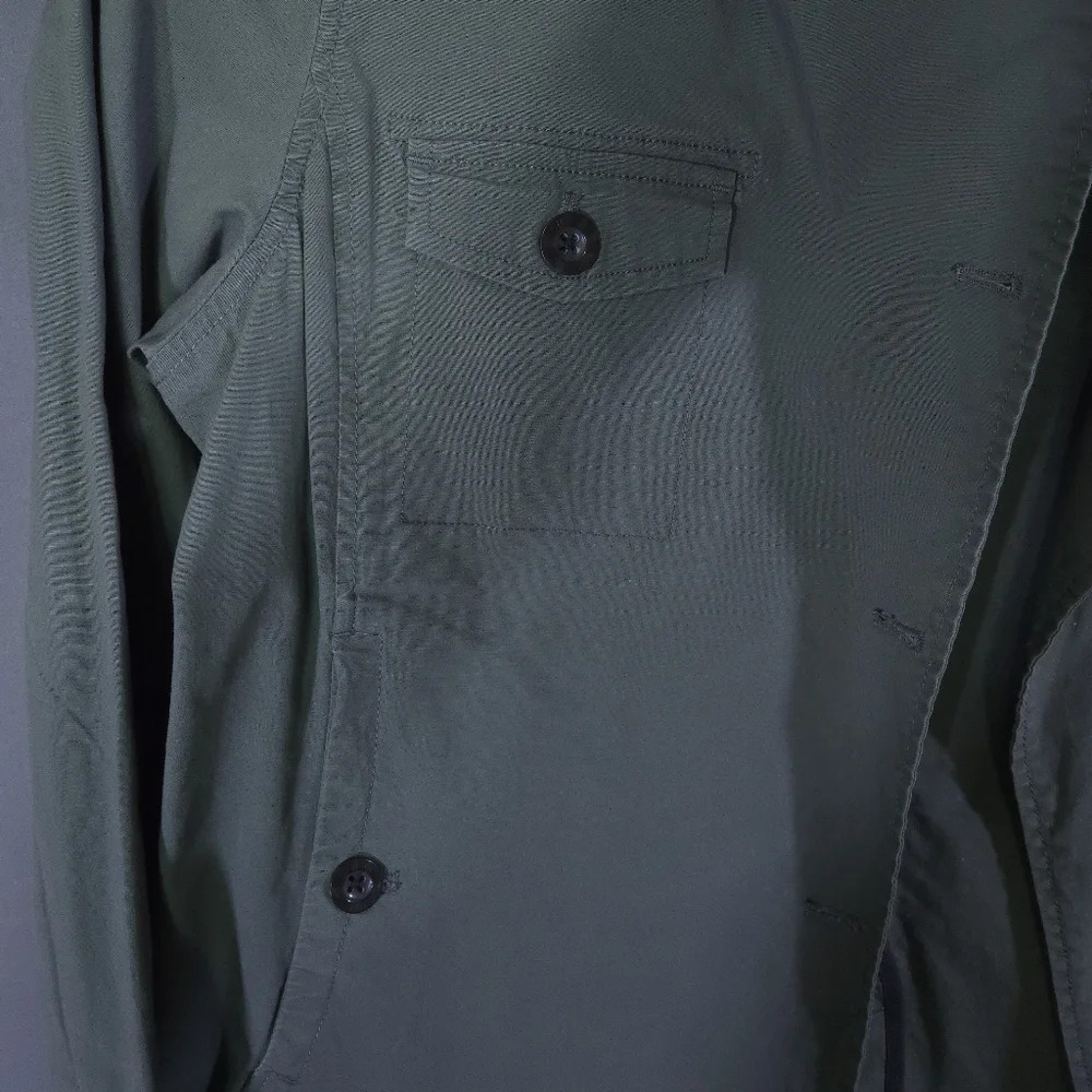 Woolrich Lightweight Jacket Size Medium Green Mil… - image 2